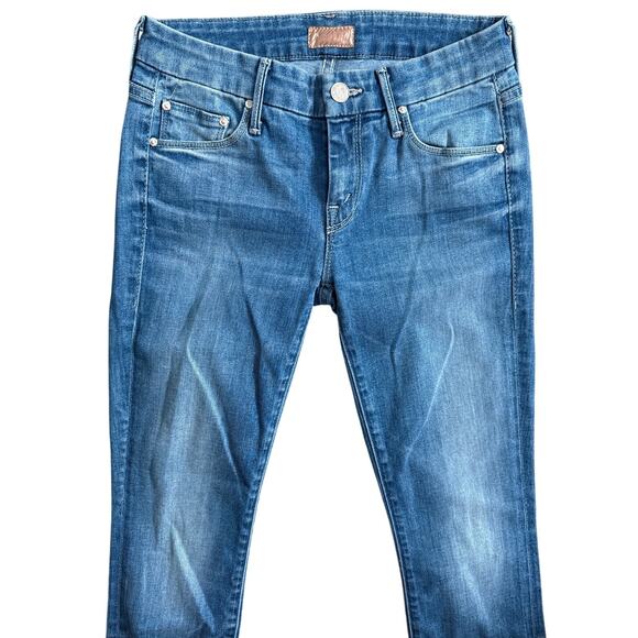 MOTHER The Looker Zip Fray Low-Rise Skinny Jeans in Home Sweet‎ Home Size 25 - Picture 6 of 11